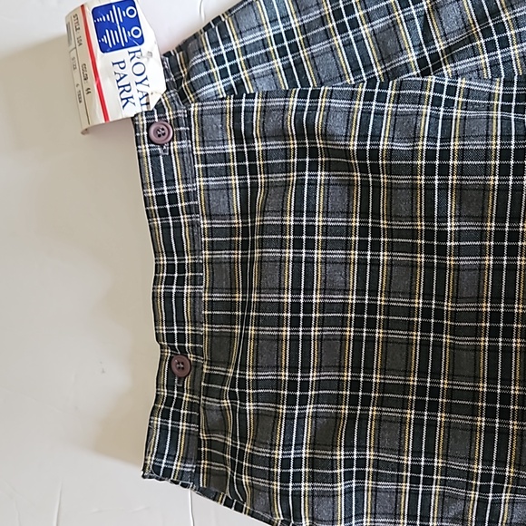Royal Park school uniform wrap skort #44 plaid - Picture 3 of 5